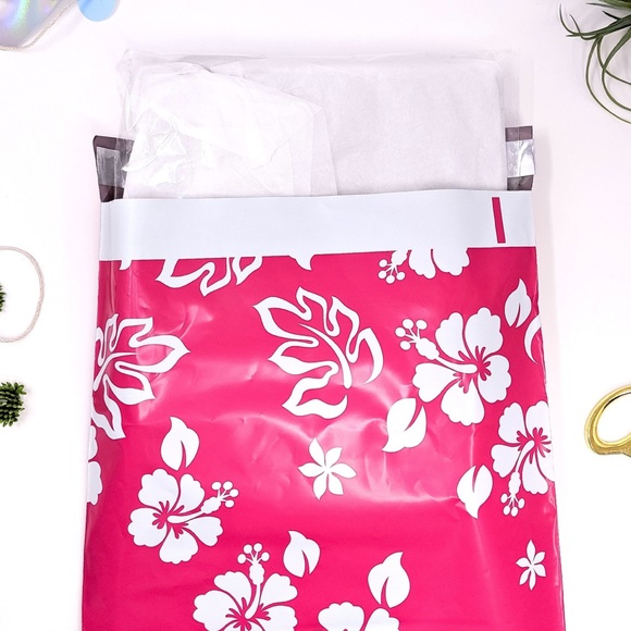 25 10X13 Pink Hawaiian Mailers CLEARANCE - Picture 4 of 7
